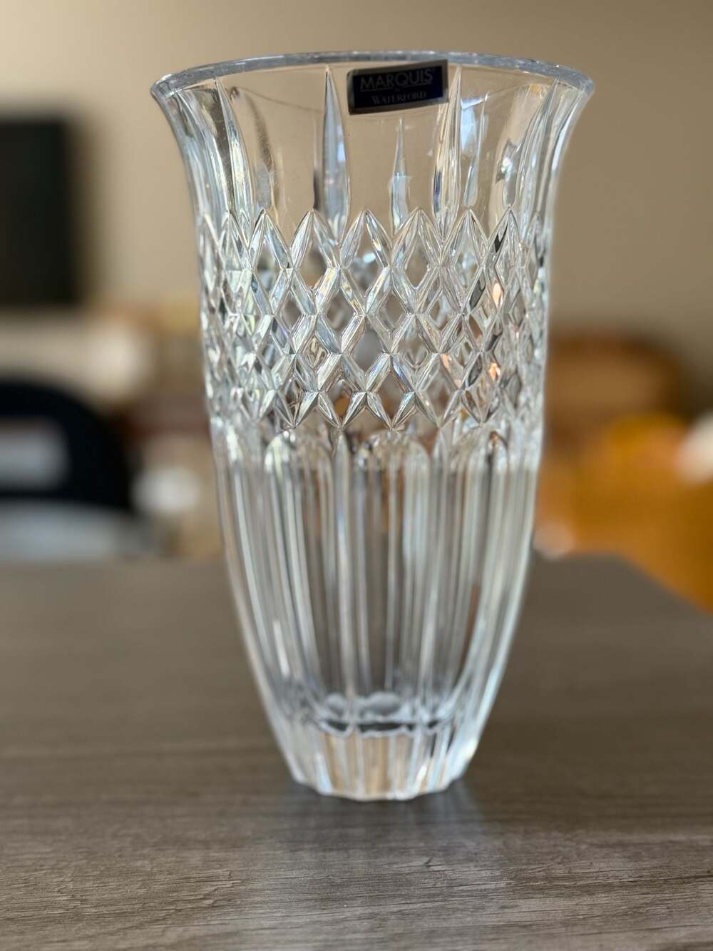 Marquis by Waterford Shelton 8-Inch Lead Crystal Flower Vase